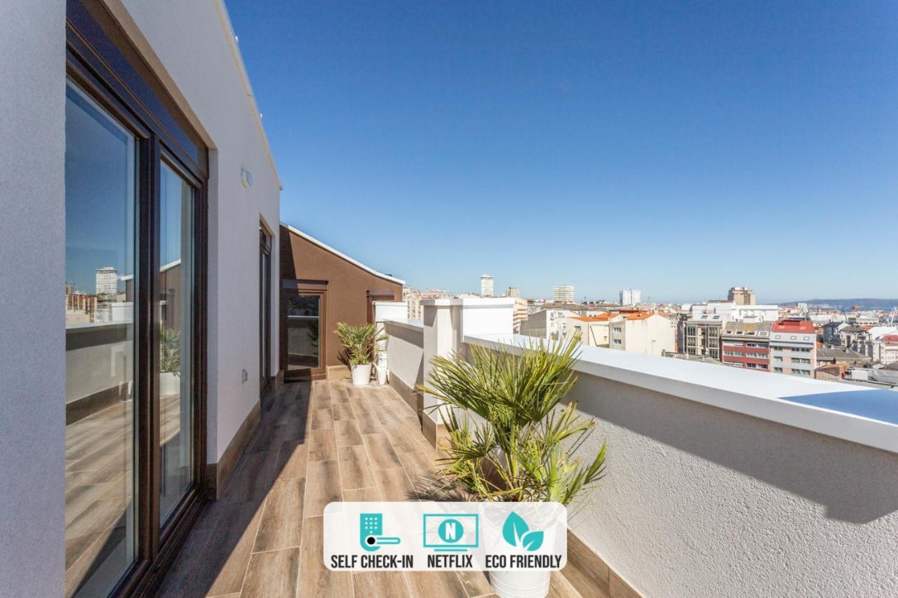 Indigo Rooftop A Coruña Kültér fotó
